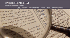 Desktop Screenshot of dailyrollcall.com